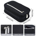 Two large capacity multifunctional pencil cases by Everything Baby, ideal for school and office storage, shown with pens and stationery.