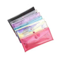 Set of 7 colorful transparent pencil cases from Everything Baby, portable storage bags with buckles for kids' pens and school supplies.