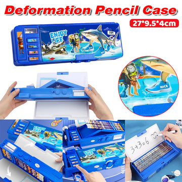 Astronaut-themed multifunctional pencil case for kids, with space-themed design for stationery storage by Everything Baby.