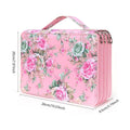 Pink large capacity pencil case with 200 slots from Everything Baby, ideal for kids' stationery and school supplies.