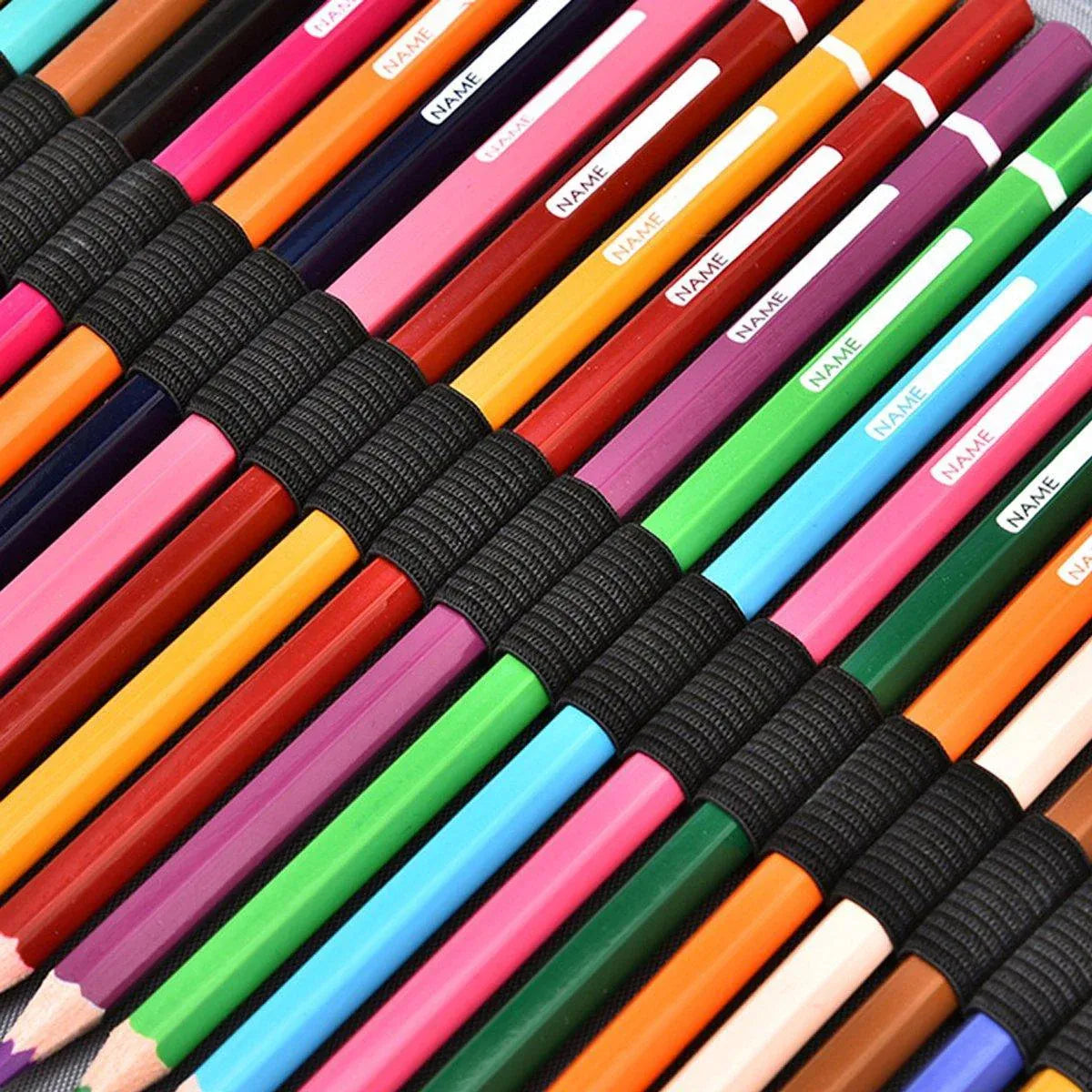 Large capacity pink pencil case with 200 slots from Everything Baby, designed for kids to organize pens and stationery.