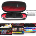 Red three-layer stationery box by Everything Baby, large capacity multifunctional pencil case for kids with organized compartments.