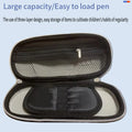 Red three-layer stationery box by Everything Baby, a large capacity pencil case with multiple compartments for organizing pens and supplies.