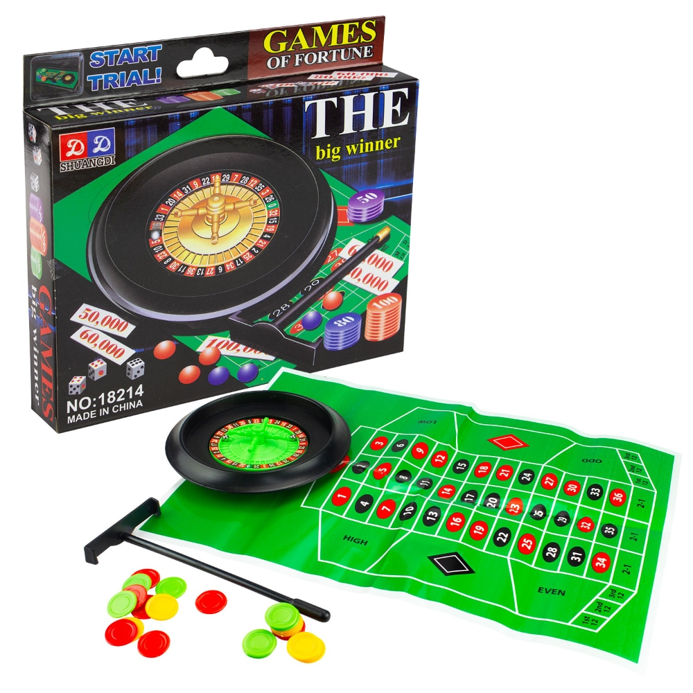 Everything Baby's casino spinner game with a large wheel and ball, perfect for kids' activity and party fun.