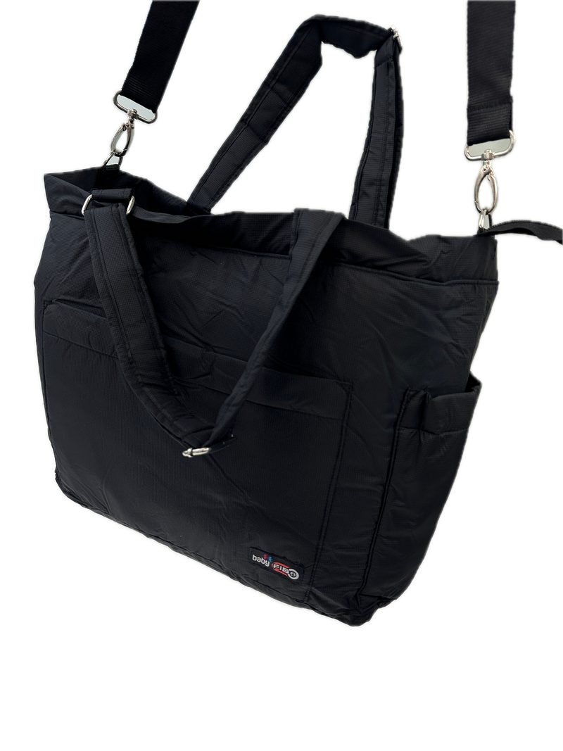 FIB Baby Nappy Bag Diaper Maternity Milk Mummy Changing Travel Tote - Black