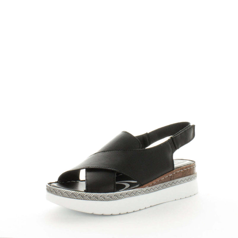 JUST BEE Women's CHIPATA Sandals Black 38EU