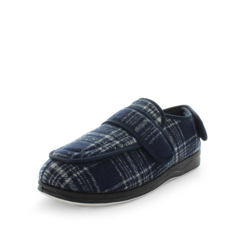 Panda EDISON Slippers Uggs Navy/Blue Check Shoe 10