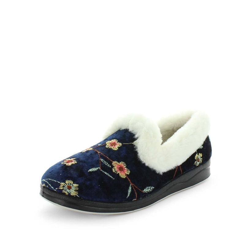 Panda PEMILLE Slippers Uggs Blue Embroidery Shoe 9