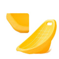 Oval balance rocking stool by Everything Baby, sensory posture chair for kids with a smooth wooden finish and rounded design.