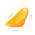 Oval Balance Rocking Stool by Everything Baby, sensory posture chair for kids, sturdy wooden seat with rounded design.