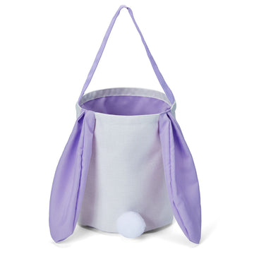 Purple Adorable Easter Bunny Ear Tote Bag - Stylish Rabbit-Themed Candy Bag