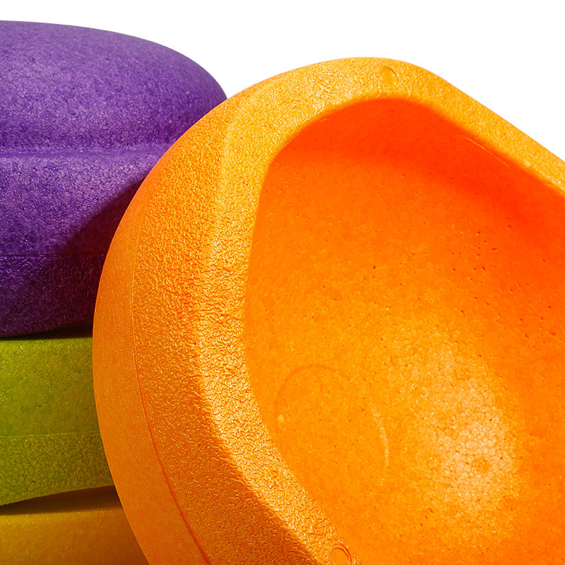 Rainbow Balance Stepping Stone - Sensory Training Toy for Kids, Purple circle Step