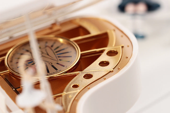 Classical Grand Piano Music Box with Dancing Ballerina(Regular version - black)