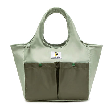 Insulated Lunch Tote Bag - Large Capacity, Multi-Pocket, Waterproof & Stain-Resistant Lining(green)