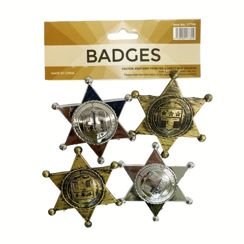 PLASTIC SHERIFF BADGE