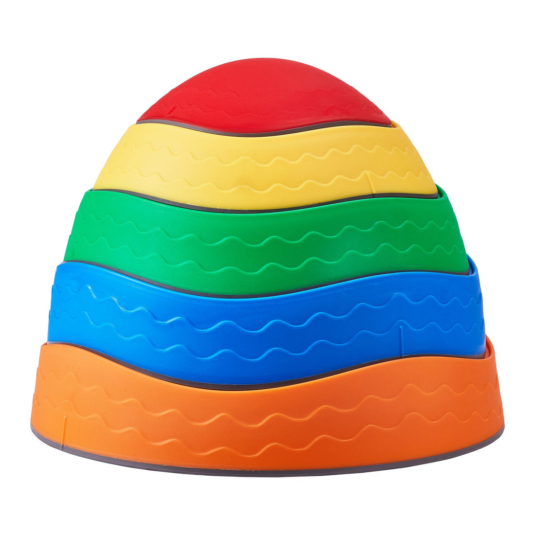 Colorful kids' balance stepping stones set for outdoor and indoor sensory obstacle course, designed for safe active play.