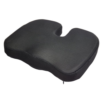 Seat Cushion, Cooling Gel + Memory Foam Seat Cushion, Pressure-Relief Wheelchair Seat Pad with U-Shaped Cutout & Removable Cover, Lightweight and Portable for Travel, Car, Office, Airplane