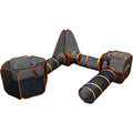 Foldable 6-in-1 outdoor pet cat playpen with mesh sides, tunnel, and storage bag, suitable for indoor and outdoor use by Everything Baby.