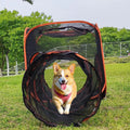 Portable 6-in-1 outdoor pet cat playpen with mesh sides, foldable design, and storage bag, suitable for indoor and outdoor use.