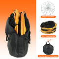 Foldable 6-in-1 outdoor pet cat playpen with mesh sides, tunnel house, and storage bag for indoor and outdoor use.