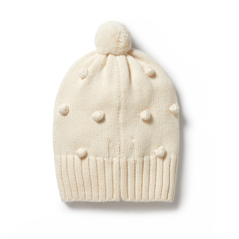 Wilson & Frenchy Knitted Hat - Bauble Ecru