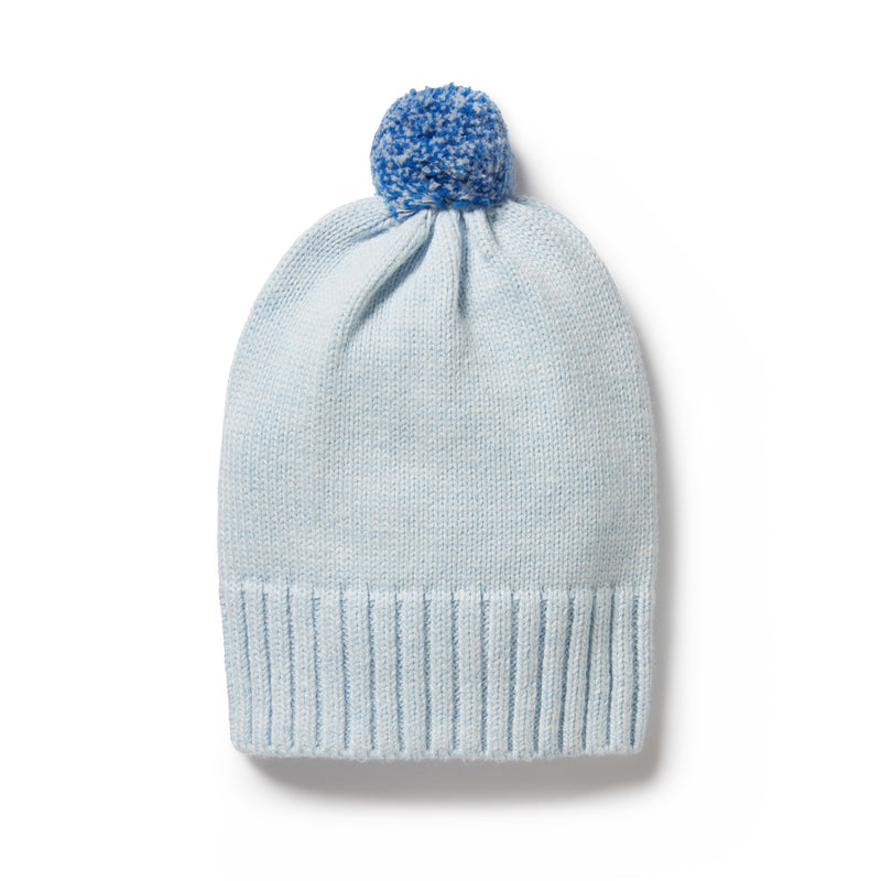 Wilson & Frenchy Knitted Hat - Bluebell