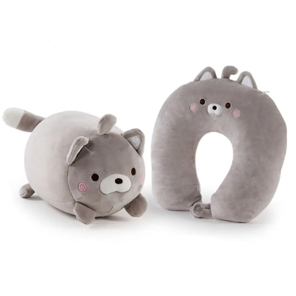 SnuggleTrip™ 2-in-1 Kids Travel Neck Pillow