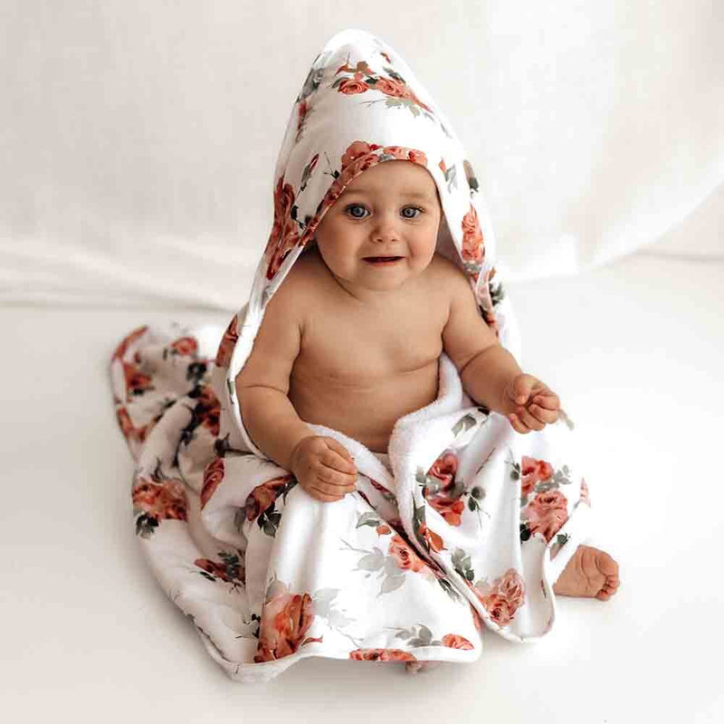 Snuggle Hunny Hooded Towel - Rosebud