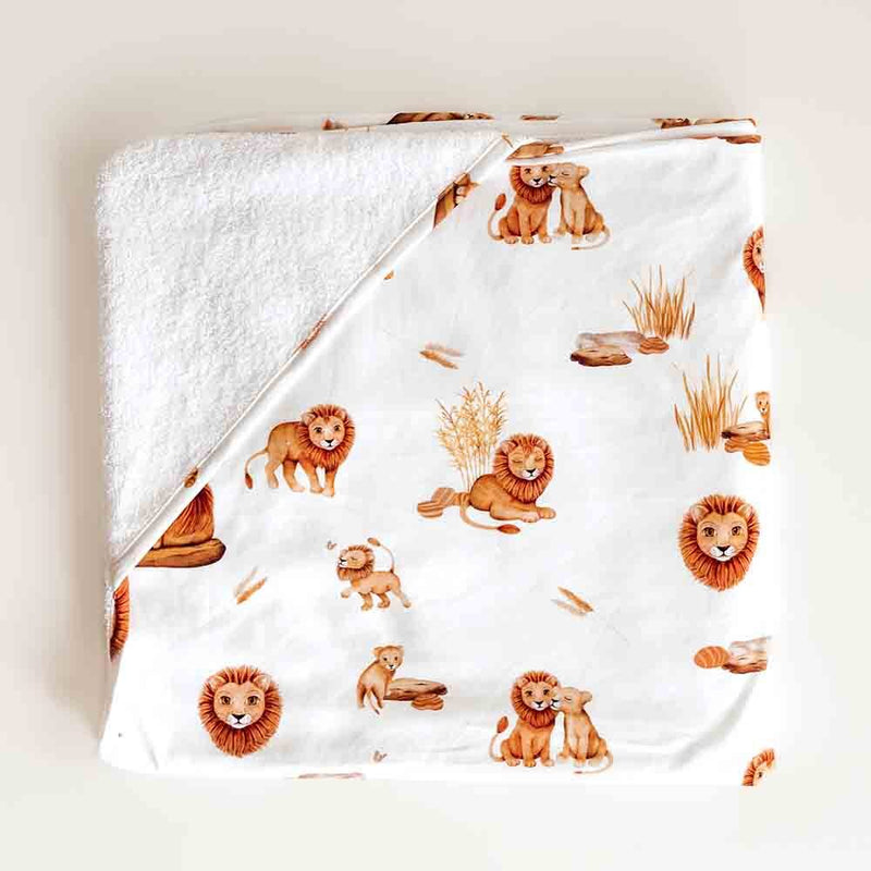 Snuggle Hunny Hooded Towel - Lion