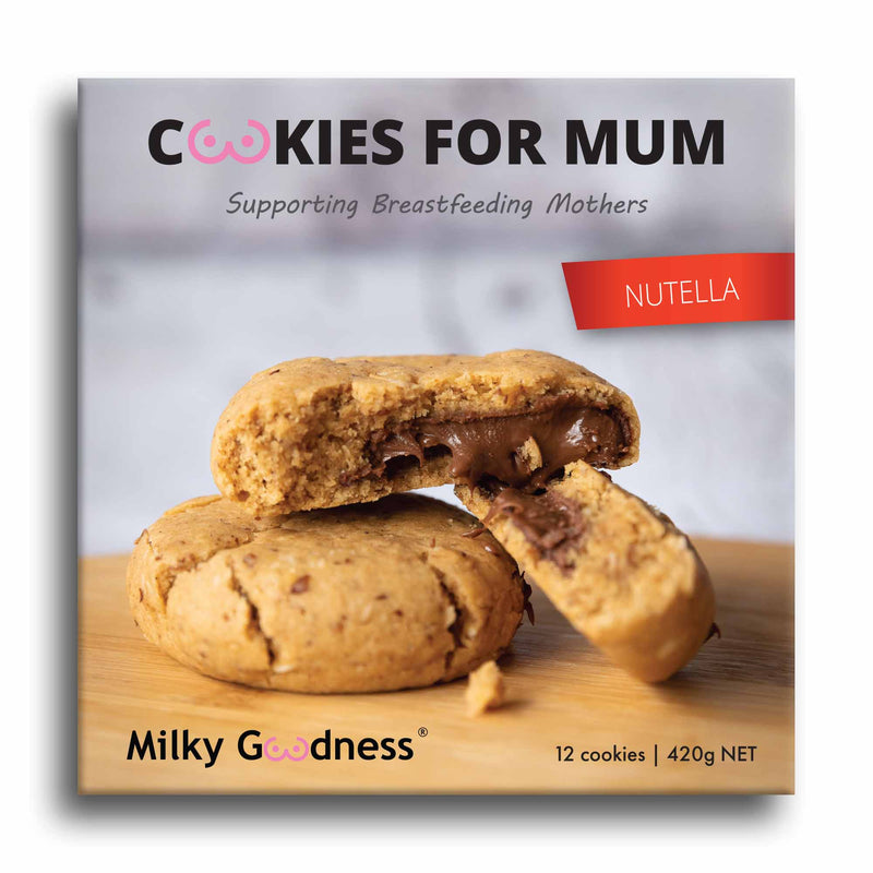 Milky Goodness Lactation Cookies - Nutella
