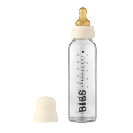 Bibs Glass Bottle 225ml - Ivory
