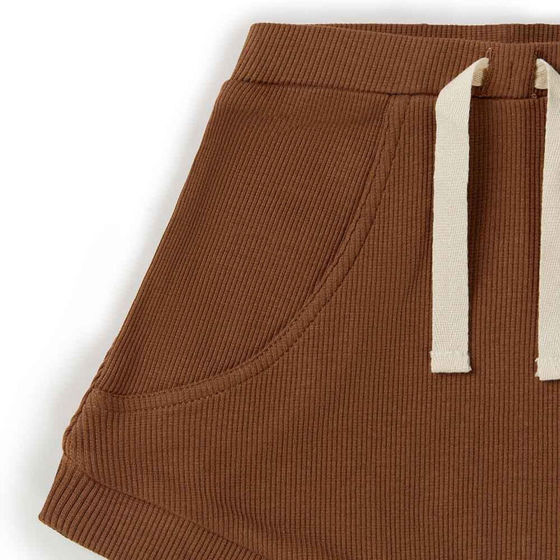 Snuggle Hunny Organic Shorts - Chocolate