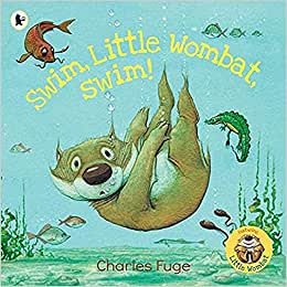Swim, Little Wombat, Swim Board Book