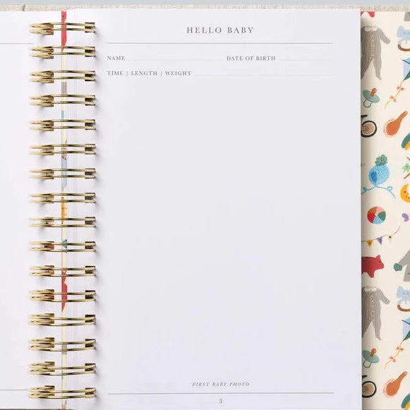 Write to Me Baby The First Year Boxed Journal - Grey