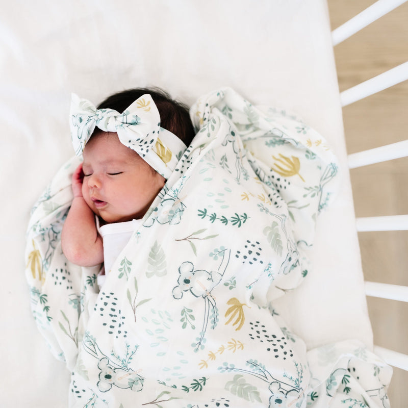 Copper Pearl Swaddle Blanket - Aussie
