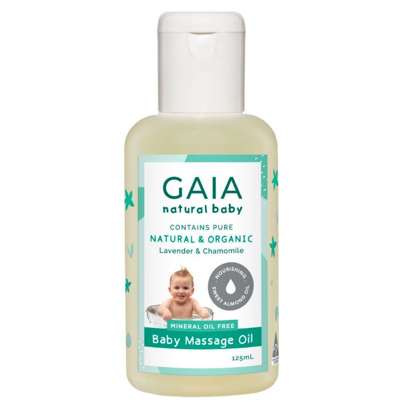 GAIA Natural Baby Massage Oil 125ml
