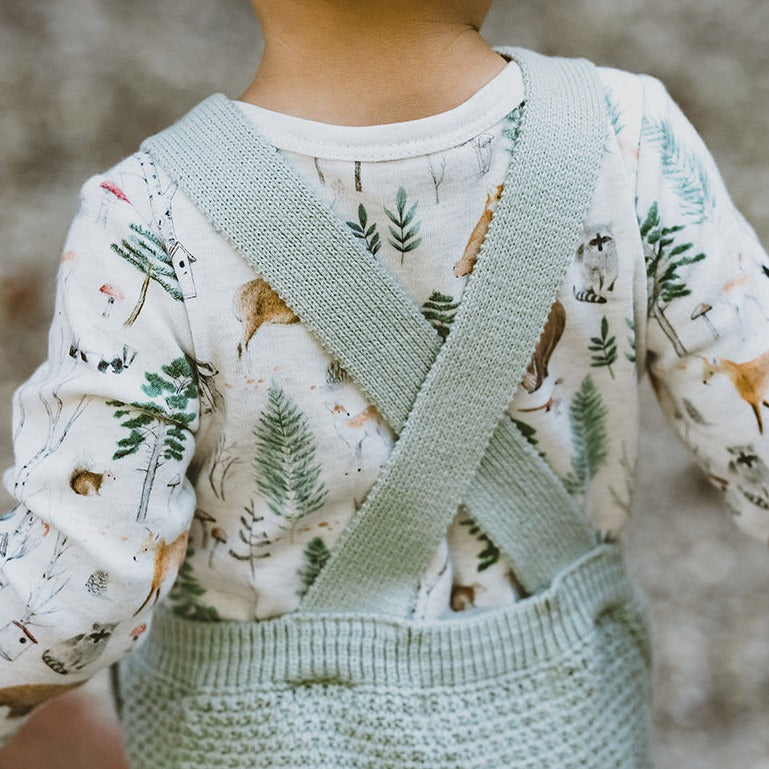 Sage Knit Overall
