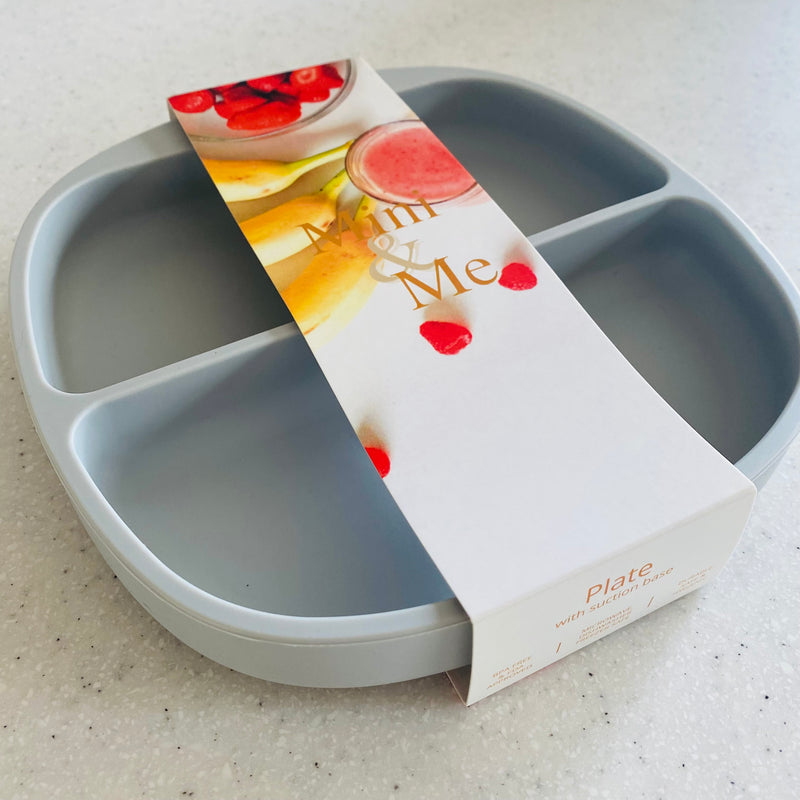 Mini & Me Suction Divided Plate
