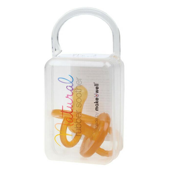 Natural Rubber Soother 2pk - Round
