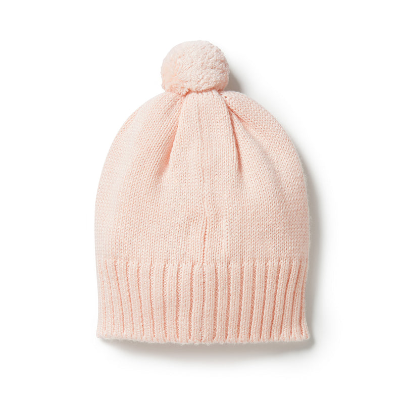 Wilson & Frenchy Knitted Cable Hat - Blush