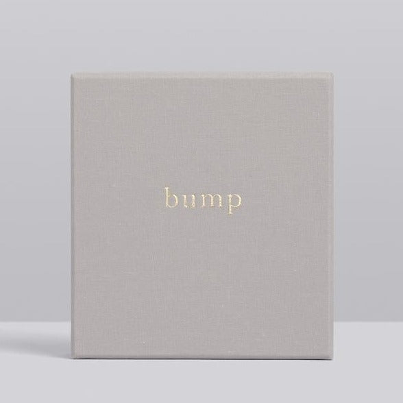 Write To Me Bump My Pregnancy Journal Boxed - Light Grey