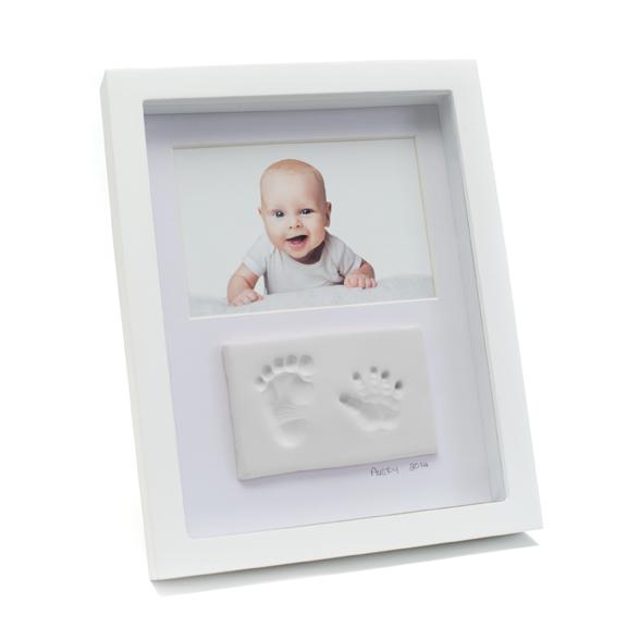 BabyInk Soft Clay Keepsake Frame Kit - White