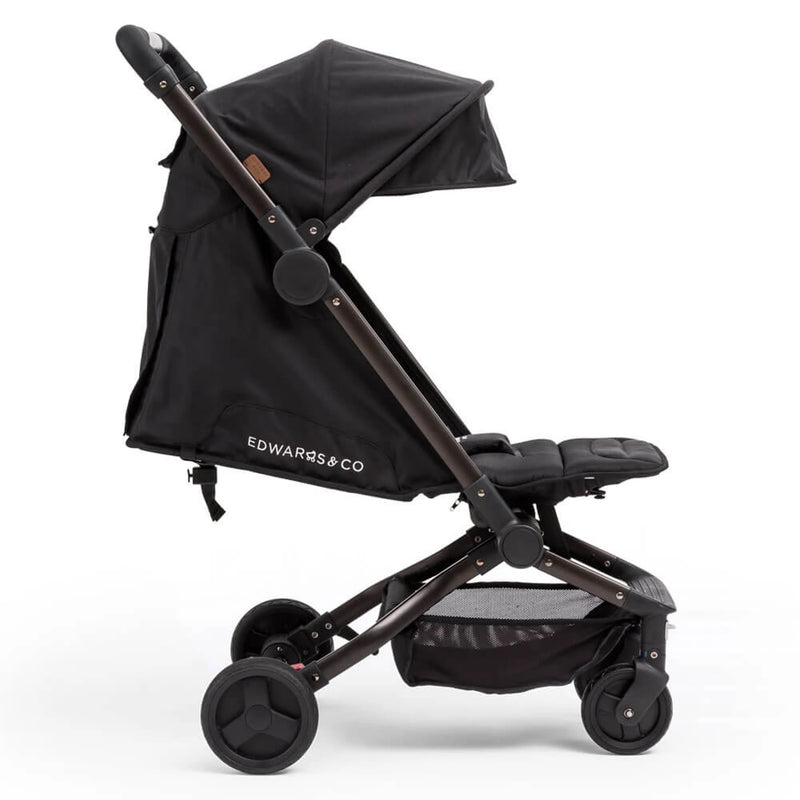 Edwards & Co Otto Travel Stroller - Black Luxe