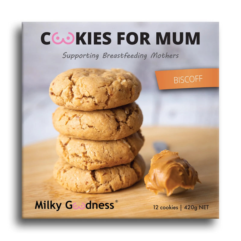 Milky Goodness Lactation Cookies - Biscoff